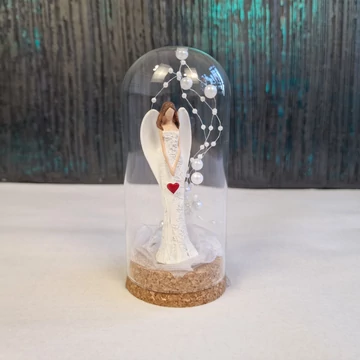 Különleges angyalka szívvel ajándékba vagy dekorációnak 