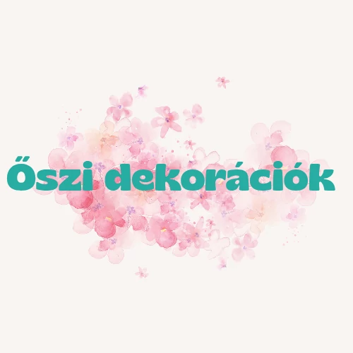 Őszi dekorációk